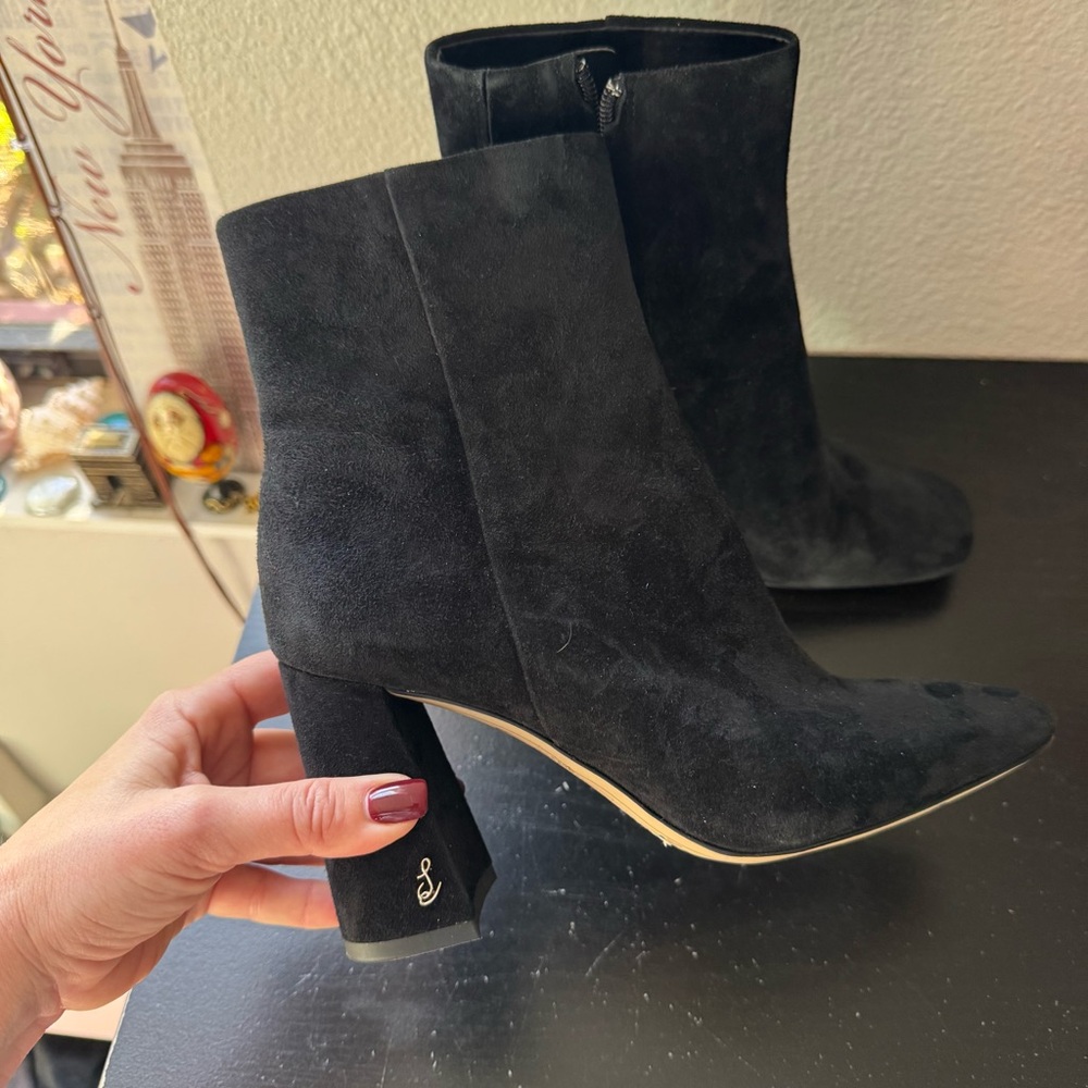 NWT SAM EDELMAN CODIE ANKLE BLACK BOOTIE Sz 6 (NO original box) - Picture 11 of 13